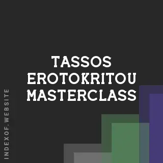 Tassos Erotokritou Masterclass | Indexof