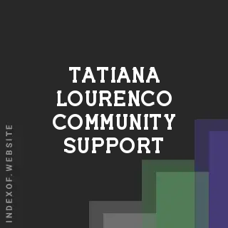 Tatiana Lourenco Community Support | Indexof