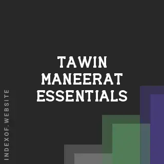 Tawin Maneerat Essentials | Indexof