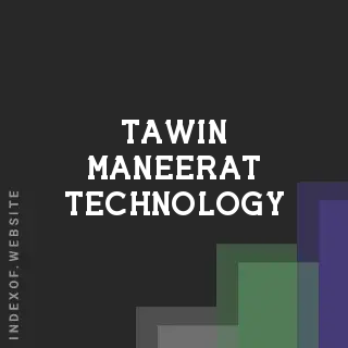 Tawin Maneerat Technology | Indexof