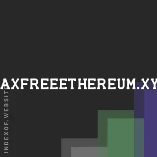 taxfreeethereum.xyz by Teerut Ekkasit site -  Indexof