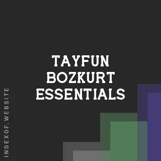 Tayfun Bozkurt Essentials | Indexof