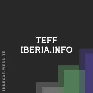 teff-iberia.info by Petros Evangelou site -  Indexof
