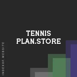 tennis-plan.store by Oznur Kartal site -  Indexof