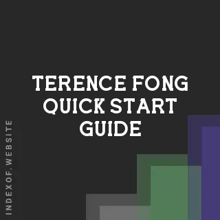Terence Fong Quick Start Guide | Indexof