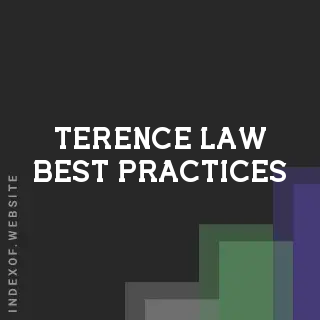 Terence Law Best Practices | Indexof