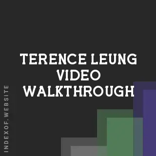 Terence Leung Video Walkthrough | Indexof
