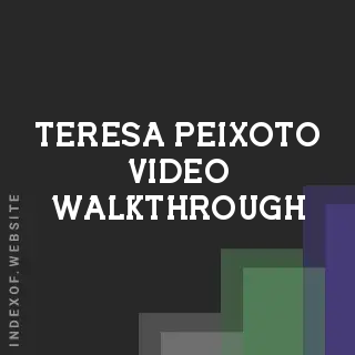 Teresa Peixoto Video Walkthrough | Indexof