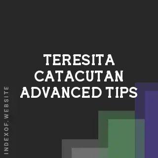 Teresita Catacutan Advanced Tips | Indexof