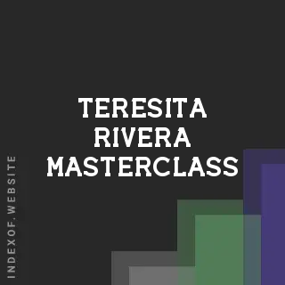 Teresita Rivera Masterclass | Indexof