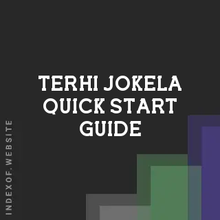 Terhi Jokela Quick Start Guide | Indexof
