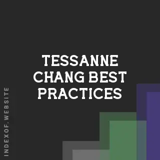 Tessanne Chang Best Practices | Indexof