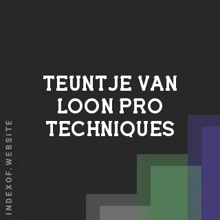 Teuntje van Loon Pro Techniques | Indexof