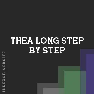 Thea Long Step-by-Step | Indexof