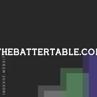 thebattertable.com by Nick Abbott site -  Indexof