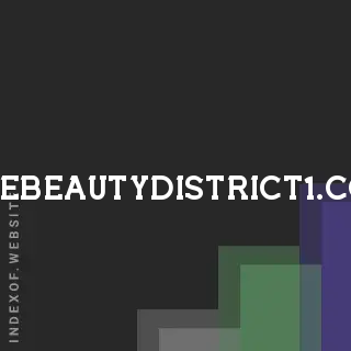 thebeautydistrict1.com by Baldur Olafsdottir site -  Indexof