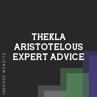 Thekla Aristotelous Expert Advice | Indexof