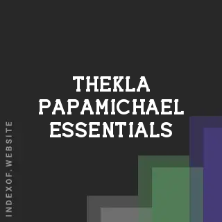 Thekla Papamichael Essentials | Indexof