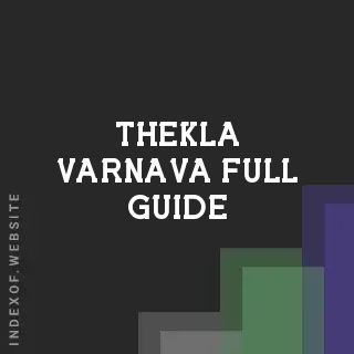 Thekla Varnava Full Guide | Indexof