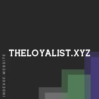 theloyalist.xyz by Eleftheria Constantinou site -  Indexof
