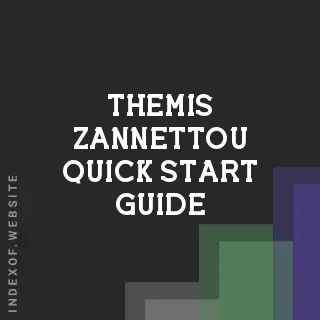 Themis Zannettou Quick Start Guide | Indexof