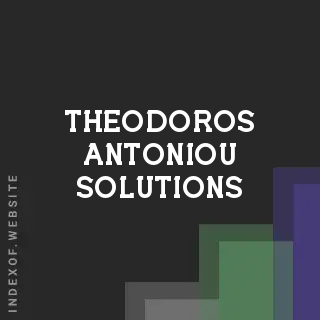 Theodoros Antoniou Solutions | Indexof