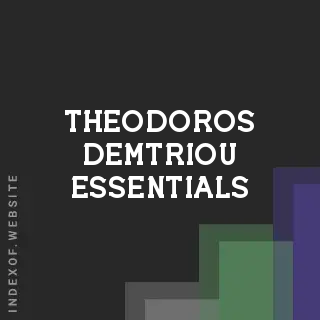 Theodoros Demtriou Essentials | Indexof