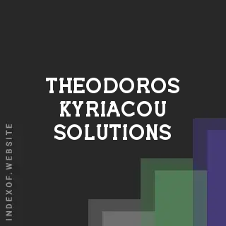 Theodoros Kyriacou Solutions | Indexof