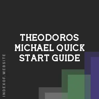 Theodoros Michael Quick Start Guide | Indexof