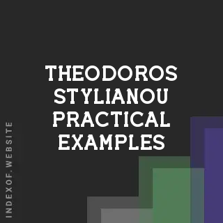Theodoros Stylianou Practical Examples | Indexof