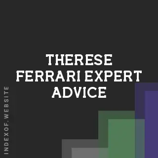 Therese Ferrari Expert Advice | Indexof