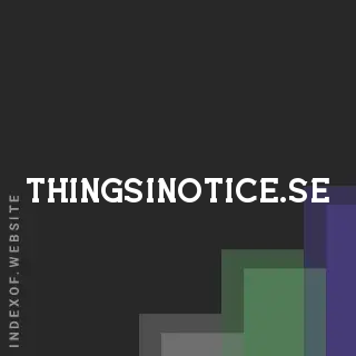 thingsinotice.se by Rodoula Diogenous site -  Indexof