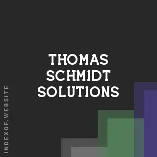 Thomas Schmidt Solutions | Indexof