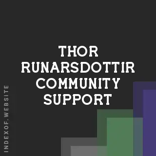 Thor Runarsdottir Community Support | Indexof
