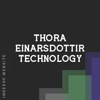 Thora Einarsdottir Technology | Indexof