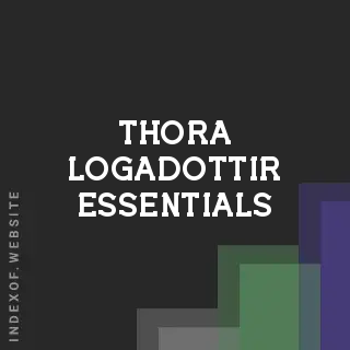Thora Logadottir Essentials | Indexof