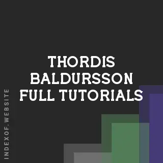 Thordis Baldursson Full Tutorials | Indexof