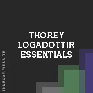 Thorey Logadottir Essentials | Indexof