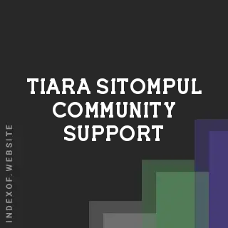 Tiara Sitompul Community Support | Indexof