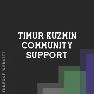 Timur Kuzmin Community Support | Indexof