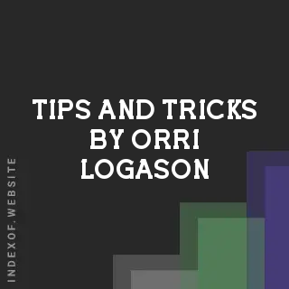 Tips and Tricks by Orri Logason | Indexof