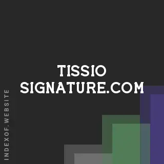 tissio-signature.com by Faisal Mugabi site -  Indexof