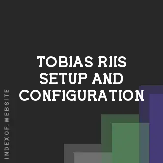 Tobias Riis Setup and Configuration | Indexof