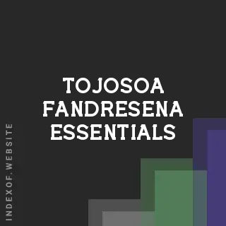 Tojosoa Fandresena Essentials | Indexof