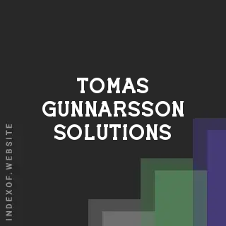 Tomas Gunnarsson Solutions | Indexof