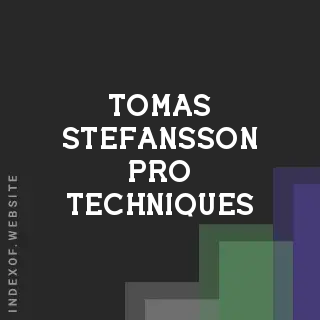 Tomas Stefansson Pro Techniques | Indexof