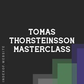 Tomas Thorsteinsson Masterclass | Indexof
