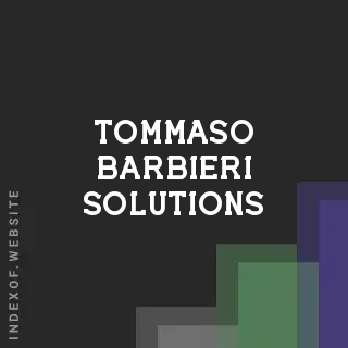 Tommaso Barbieri Solutions | Indexof