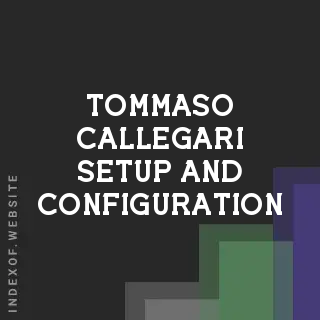 Tommaso Callegari Setup and Configuration | Indexof