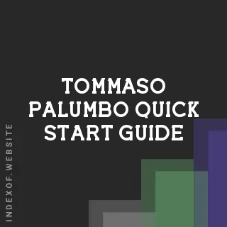 Tommaso Palumbo Quick Start Guide | Indexof